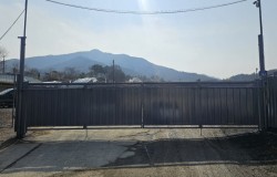 대전 선진 펌푸  수동 폴딩 대문.